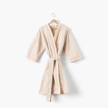 Women's bathrobe LEONORE Ivory - 1