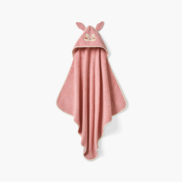 Cape de bain coton Wondeful vieux rose - 1