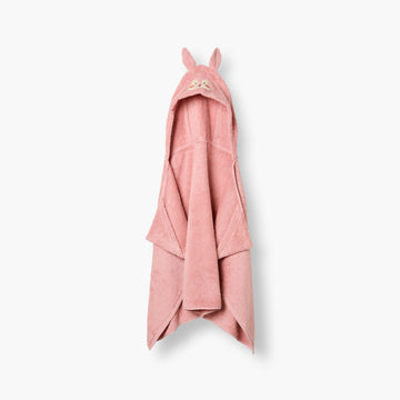 Drap de douche à capuche Wonderful vieux rose - 1