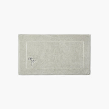 Tapis de bain coton et viscose de bambou Ephelia jade - 1