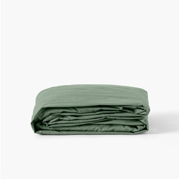 Fitted sheet cotton percale Neo thym - 1